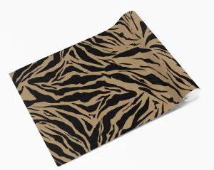 Stripes Animal Print Vinyl Furniture Wrap For Furniture & Kitchen Worktops