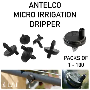 Garden automatic watering, 25m micro 4/6mm dripper pipe + 10 FREE DRIPPERS