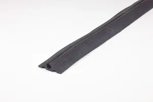 The Ramp People Cable Ramp Black 1m - 9m (1m) 20mm Channel Diameter Rubber Cable Protector 2000kg capacity