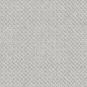 Galerie Nostalgie Silver Grey Diamond Plate Smooth Wallpaper