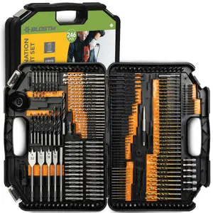 BLOSTM 246PC Combination Drill Bit Set