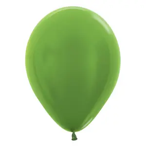 Sempertex Latex Metallic Balloons (Pack of 100) Lime Green (One Size)