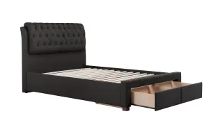 Birlea Valentino King Bed Charcoal