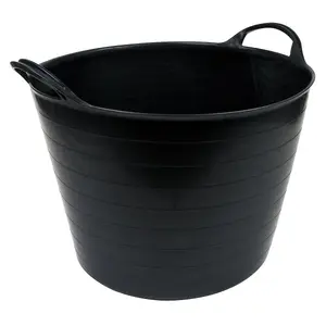 Sealey Heavy-Duty Flexi Tub 40L - Black SFT40