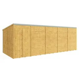 BillyOh Expert Tongue and Groove Pent Workshop - Pressure Treated - 20x8 - Windowless