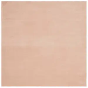 Rug HUARTE Short Pile Soft and Washable Blush 120x120 cm