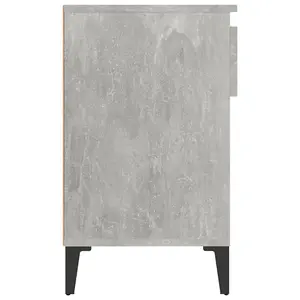 Berkfield Shoe Cabinet Concrete Grey 102x36x60 cm Engineered Wood