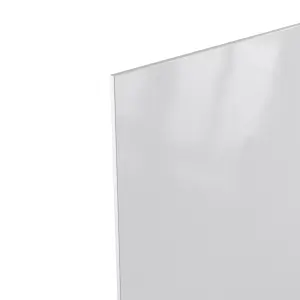 GoodHome White / Tile Paper & resin Back panel, (H)600mm (W)2000mm (T)3mm