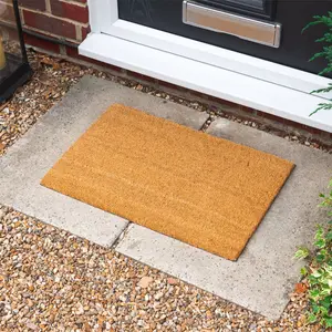 Nicola Spring - Coir Door Mat - Classic 1.6cm H x 60cm L x 40cm W