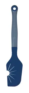 Colourworks Brights Navy "The Swip" Whisk and Bowl Scraper