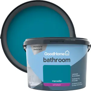 GoodHome Bathroom Marseille Soft sheen Emulsion paint, 2.5L