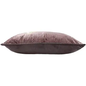 Paoletti Cheetah Forest Velvet Piped Feather Filled Cushion