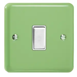 Varilight 1-Gang 10A Intermediate Rocker Switch Beryl Green