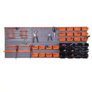 66 Piece Tool Storage Set with Wall Plates