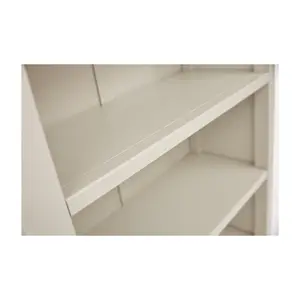 Palazzi Bookcase H127 W69 D25cm - White