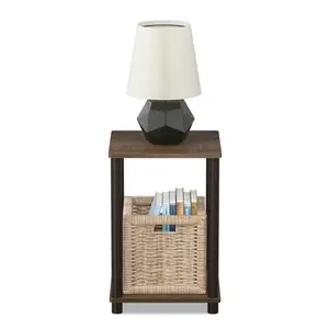 Sellersburg Side Table (Set of 2) Walnut/Brown