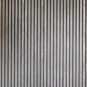 STRIVO Acoustic Slat Panel - Dark Grey Oak 600mm x 2400mm