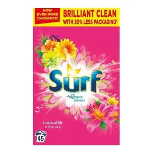 Surf Laundry Powder Tropical Lilly & Ylang-Ylang 45 Washes 2.25KG x 3