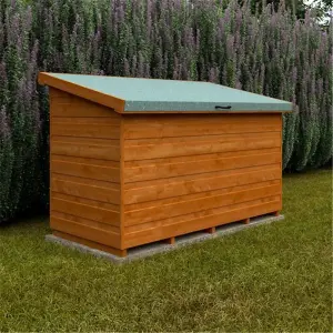 5 x 2' 2" (1.45m x 0.67m) Wooden Tool Chest (12mm Tongue and Groove Floor and PENT Roof) (5ft x 2ft2) (5x2'2)