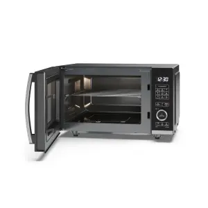 Sharp YC-QG204AU-B 20L 800W Microwave Oven with 1000W Grill Function - Black