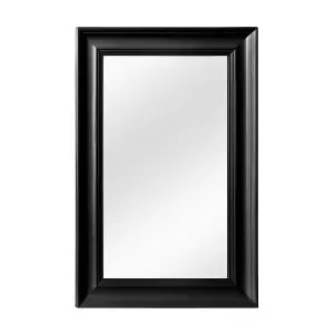 Maison by Premier Urban Matte Black Wall Mirror