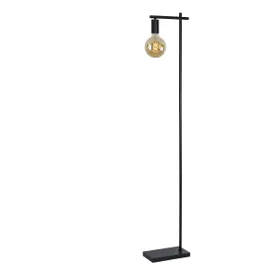 Lucide Leanne Modern Floor Lamp - 1xE27 - Black