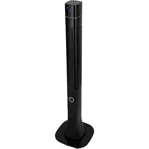 Mylek Tower Fan 36 Inch Cooling Cold Air Stand Fan Remote Control Oscillation and Timer Black