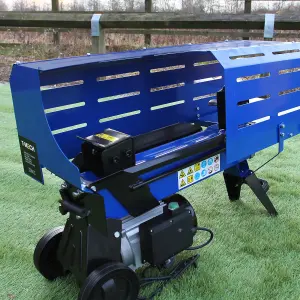 Log Splitter 7 Ton Hydraulic 3L Electric 2200 Watt Motor Wood Timber Cutter 2 Blades Duoblade 520mm Max Log Length