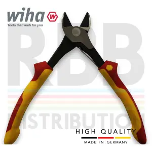 Wiha Diagonal Cutters Industrial DynamicJoint Heavy Duty 200mm Long 41280