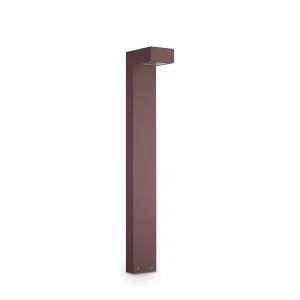 Luminosa Sirio 2 Light Outdoor Bollard Light Coffee IP44