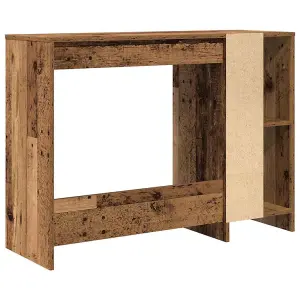 Berkfield Desk Old Wood 102.5x35x75 cm Engineered Wood