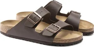 BIRKENSTOCK Two-Strap Sandals Arizona Birko-Flor Dark Brown Size 7 For Men & Women