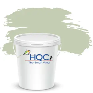 HQC Fence Paint Sage Green Matt Smooth Emulsion Garden Paint 5L