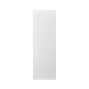 GoodHome Garcinia Integrated handle Gloss white Tall wall Cabinet door (W)300mm (H)895mm (T)19mm