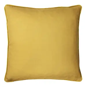 Paoletti Melrose Floral Piped Feather Filled Cushion