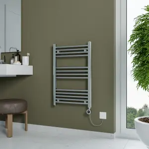 Agadon Grace Electric Towel Radiator - 750 x 500 mm Chrome - 300 W