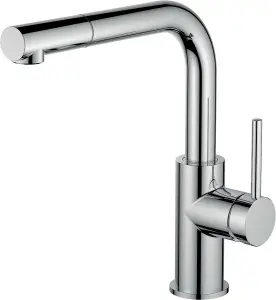 VURTU Hecate L Shape Pull Out Single Lever Tap, 370(H) x 90(W), Chrome, 412901