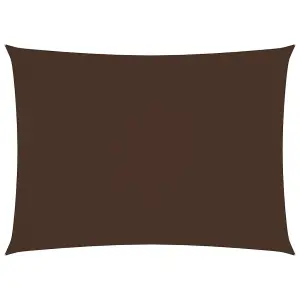 Berkfield Sunshade Sail Oxford Fabric Rectangular 2.5x3.5 m Brown