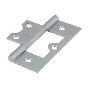 TIMCO Plain Bearing Flush Brass Hinges Satin Chrome - 75 x 50