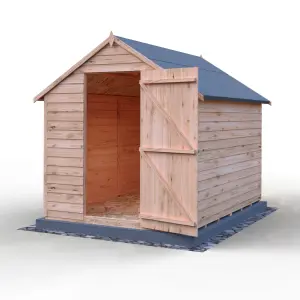 Shire Overlap 8x6 Single Door Windowless Value Shed