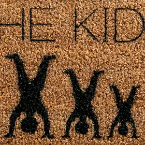 Forget The Dog, Beware Of The Kids Doormat