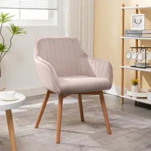 Ariad Upholstered Dining Chair Pink