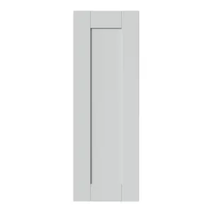 GoodHome Ashmead Matt dove grey Shaker Highline Cabinet door (W)250mm (H)715mm (T)16mm