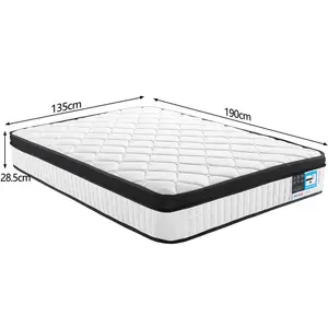 Yaheetech Pocket Sprung Mattress Double (4'6)