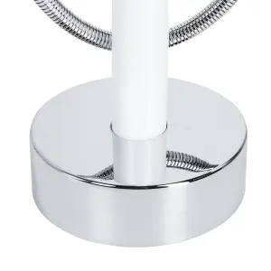 Freestanding Bathtub Faucet TUGELA White-Silver