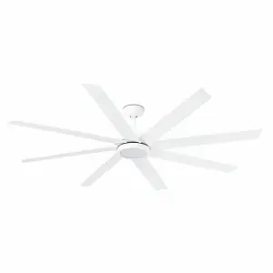 Luminosa Century Led White 8 Blade Ceiling Fan With DC Motor Smart