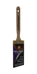 Arroworthy Rembrandt Semi Oval Angular Sash Paint Brush - 2"