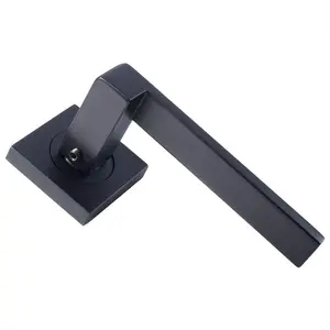 Serozzetta Latch Door Handle (Set of 2) Matt Black