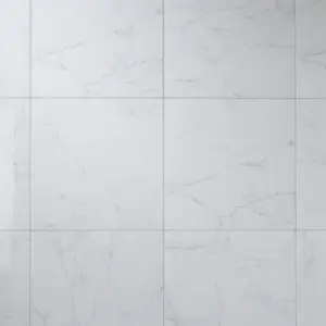 Elegance White Gloss Marble effect Ceramic Floor Tile Sample