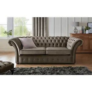 Chesterfield Beaumont 3 Seater Sofa Malta Taupe 08